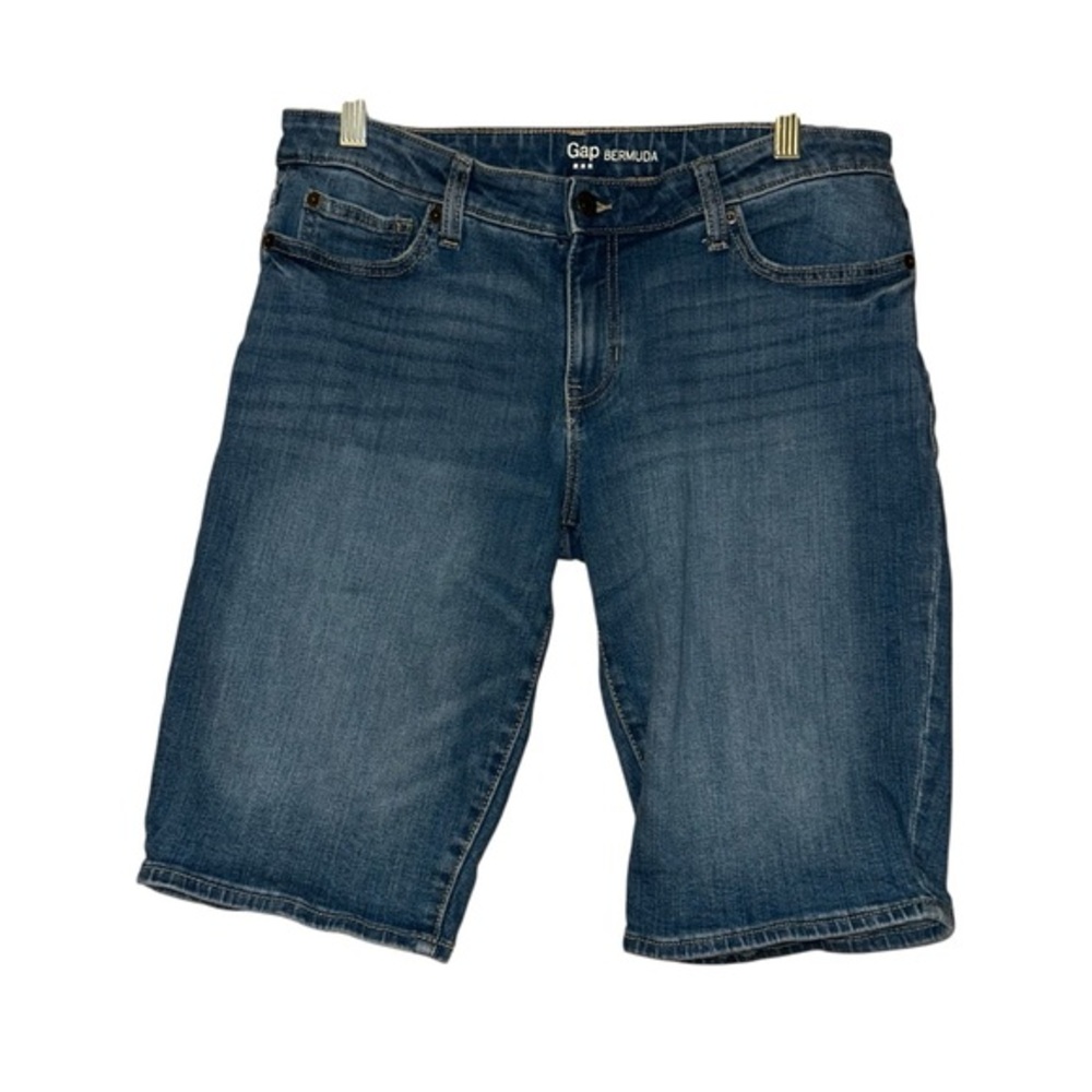 Gap Women’s Bermuda Jean Shorts Jorts Stretch‎ Size 6 28 Casual
